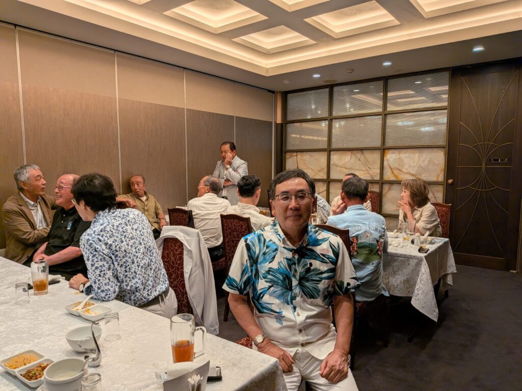 クラス会での院長森山