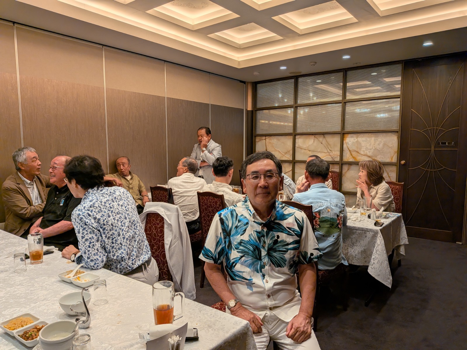 クラス会での院長森山